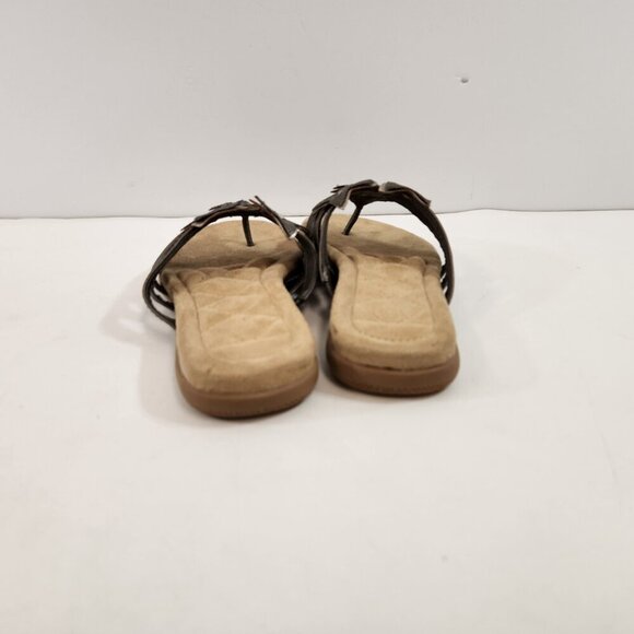 Avon Feeling Floral Comfort Slide Sandal Thong Flip Flops Size 6/37 - Picture 4 of 7